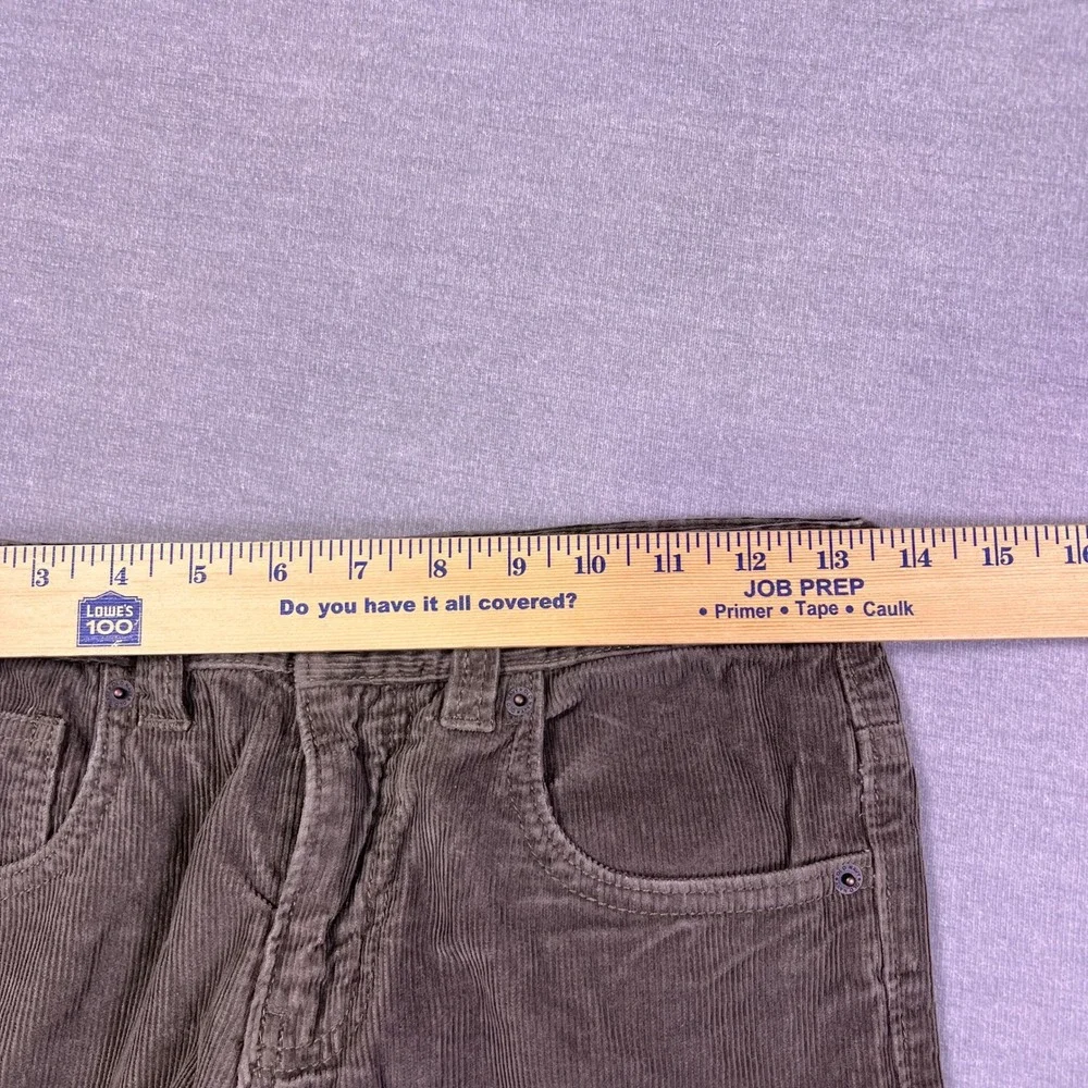 Old Navy Straight Regular Mid Rise Corduroy Pants Kids 12 Light Brown Cotton